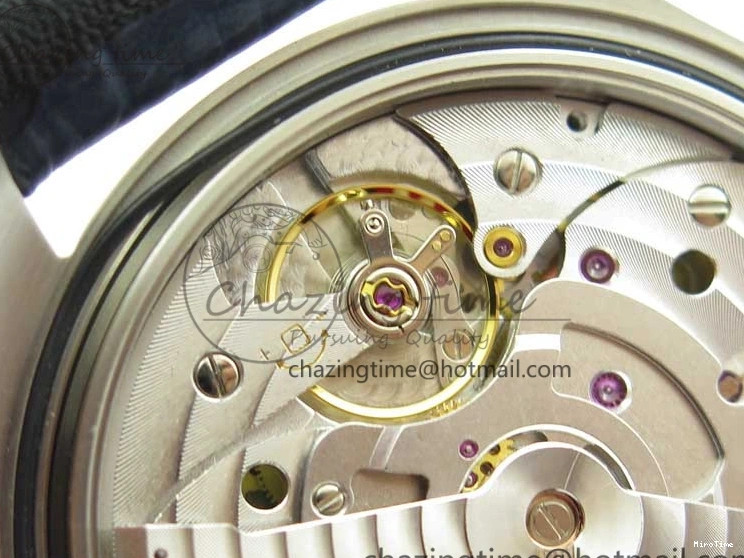 MIROTIME 0124 Supportive Big Pilot IW501008 “Boutique London” SS ZF Best Edition Blue Dial on Blue Leather Strap A 7106